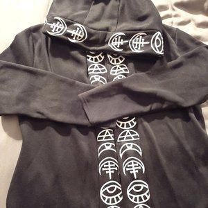 Witchy Open-Front Coat with Pockets